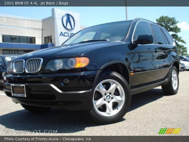 2001 BMW X5 4.4i in Jet Black