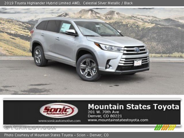 2019 Toyota Highlander Hybrid Limited AWD in Celestial Silver Metallic