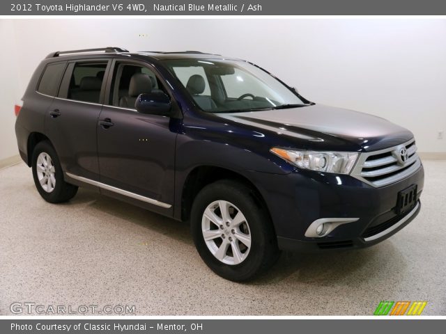 2012 Toyota Highlander V6 4WD in Nautical Blue Metallic