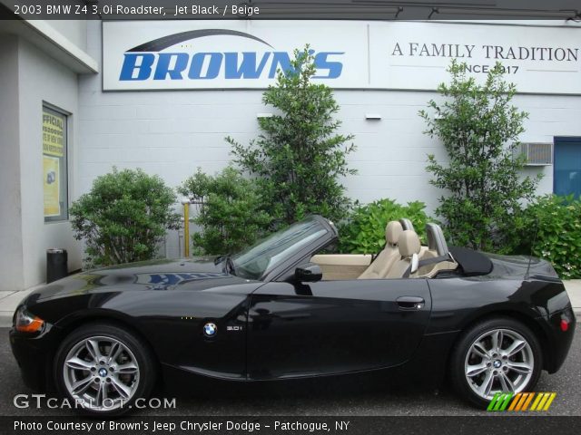 2003 BMW Z4 3.0i Roadster in Jet Black