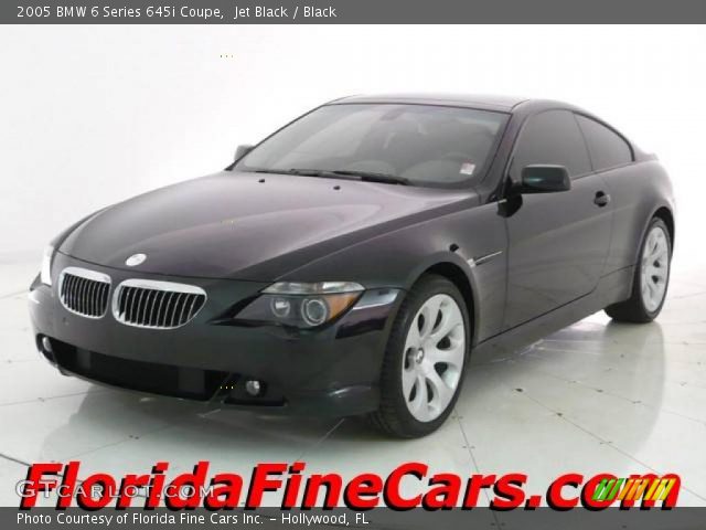 2005 BMW 6 Series 645i Coupe in Jet Black