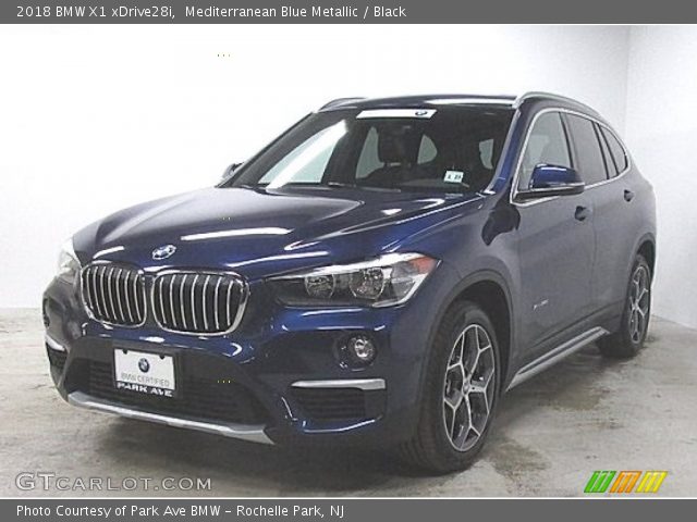 2018 BMW X1 xDrive28i in Mediterranean Blue Metallic