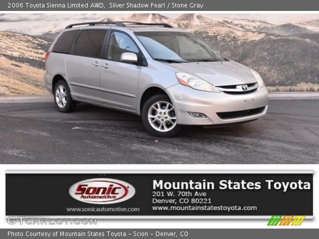 2006 Toyota Sienna Limited AWD in Silver Shadow Pearl