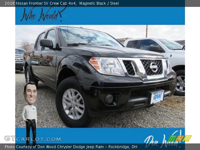 2018 Nissan Frontier SV Crew Cab 4x4 in Magnetic Black