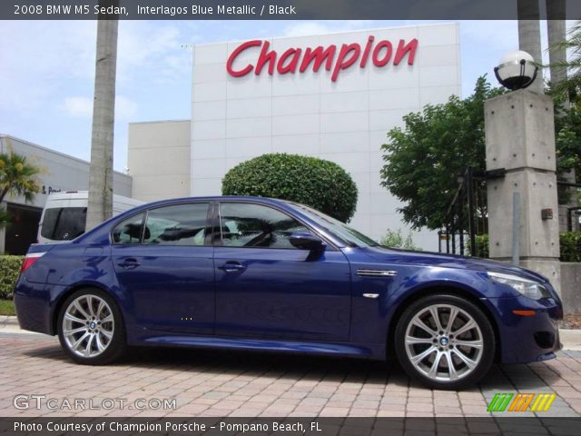 2008 BMW M5 Sedan in Interlagos Blue Metallic