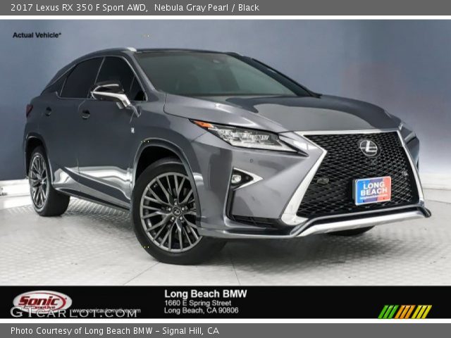 2017 Lexus RX 350 F Sport AWD in Nebula Gray Pearl