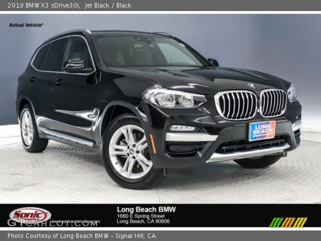 2019 BMW X3 sDrive30i in Jet Black