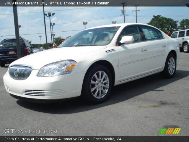 2009 Buick Lucerne CXL in White Diamond Tri-coat