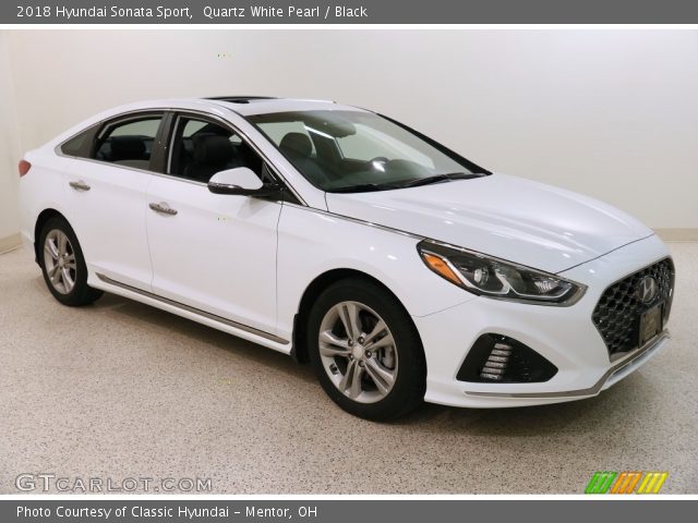 2018 Hyundai Sonata Sport in Quartz White Pearl