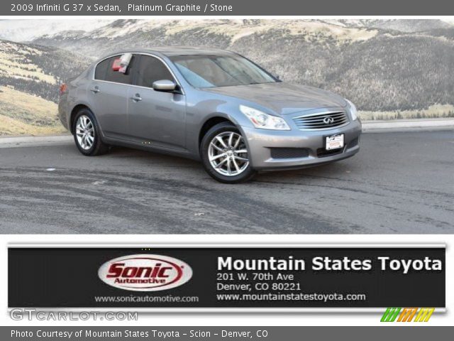 2009 Infiniti G 37 x Sedan in Platinum Graphite