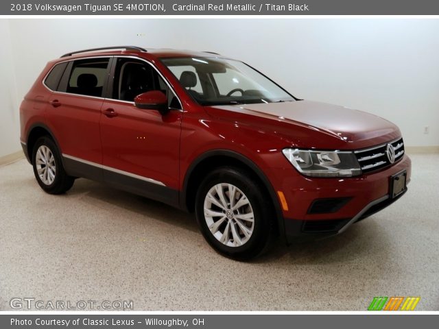 2018 Volkswagen Tiguan SE 4MOTION in Cardinal Red Metallic