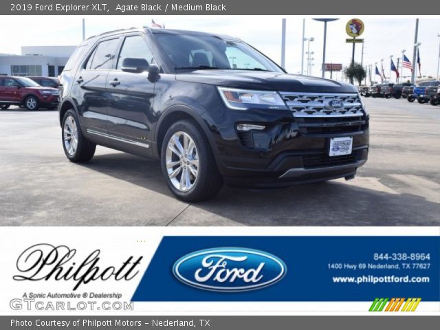 2019 Ford Explorer XLT in Agate Black