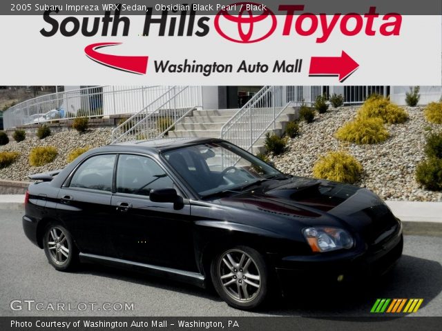 2005 Subaru Impreza WRX Sedan in Obsidian Black Pearl
