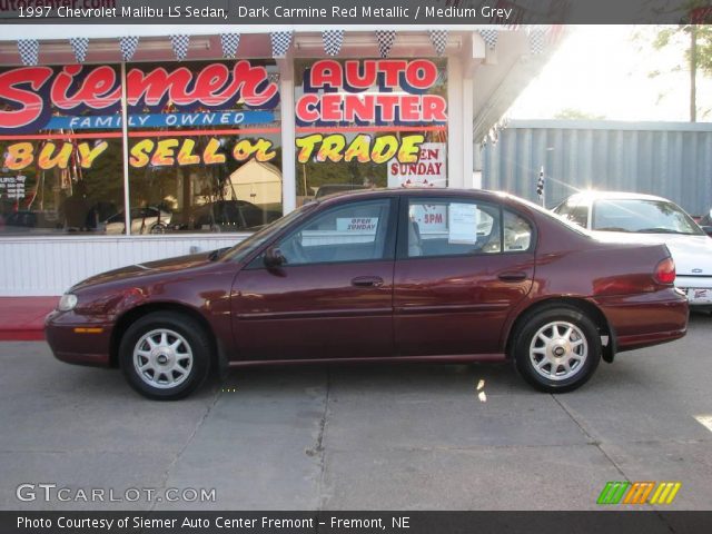 1997 Chevrolet Malibu LS Sedan in Dark Carmine Red Metallic