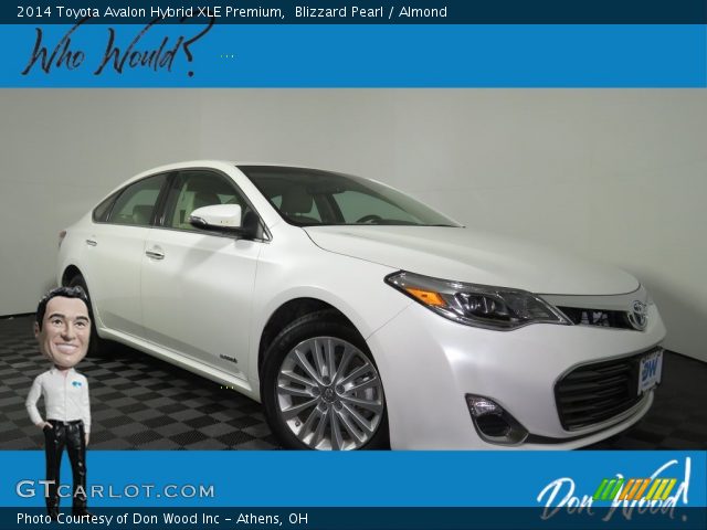 2014 Toyota Avalon Hybrid XLE Premium in Blizzard Pearl