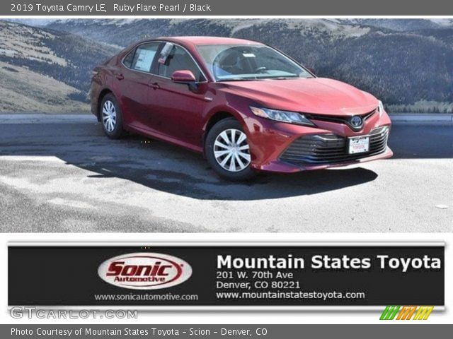 2019 Toyota Camry LE in Ruby Flare Pearl