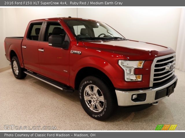 2016 Ford F150 XLT SuperCrew 4x4 in Ruby Red
