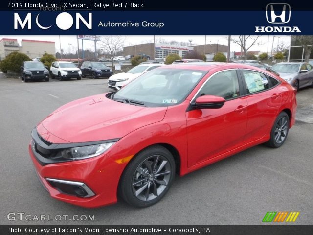 2019 Honda Civic EX Sedan in Rallye Red