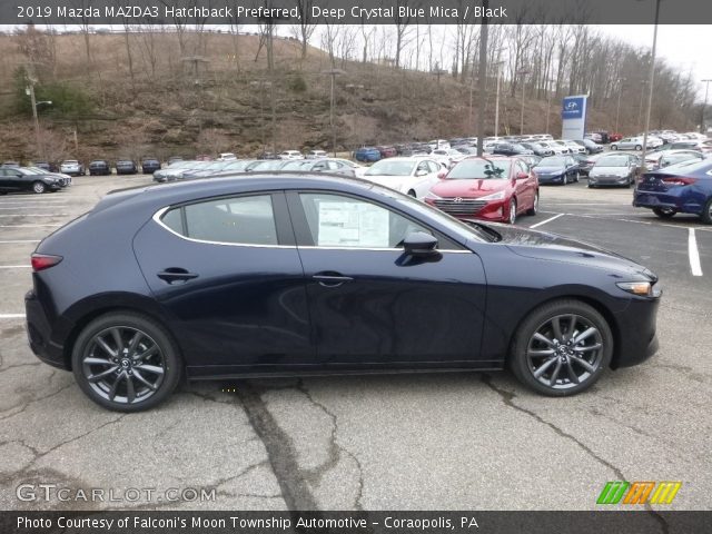 2019 Mazda MAZDA3 Hatchback Preferred in Deep Crystal Blue Mica