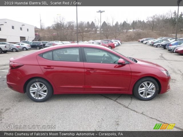 2019 Hyundai Elantra SEL in Scarlet Red