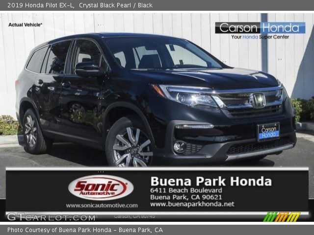 2019 Honda Pilot EX-L in Crystal Black Pearl