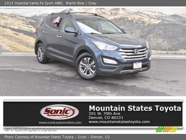 2013 Hyundai Santa Fe Sport AWD in Marlin Blue