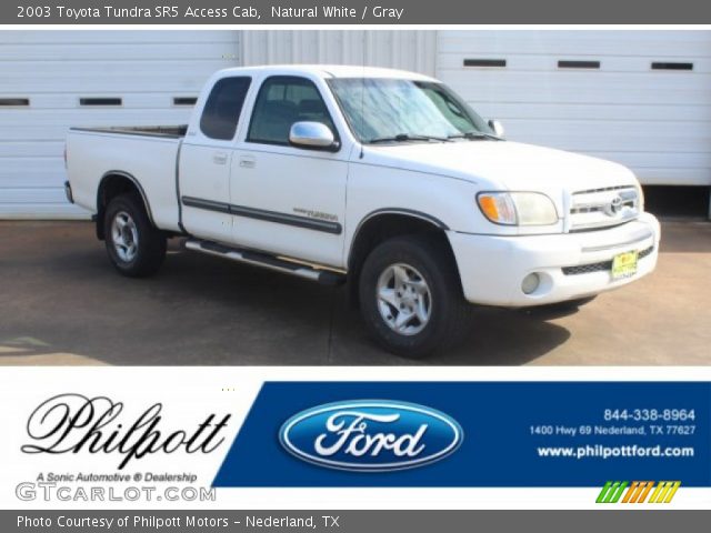 2003 Toyota Tundra SR5 Access Cab in Natural White