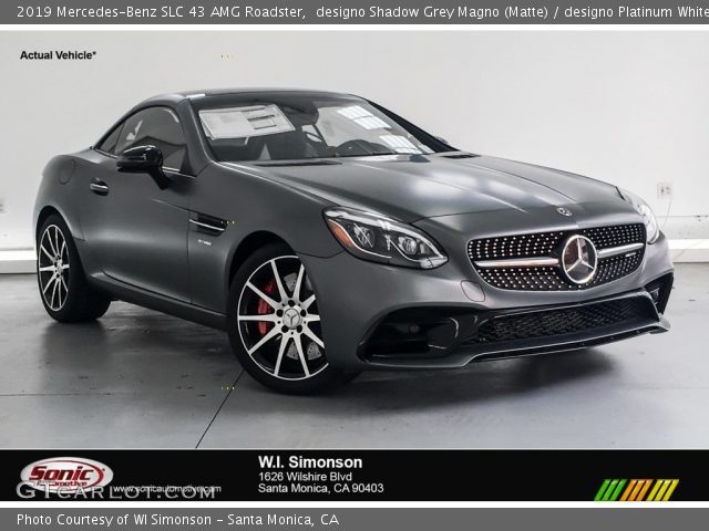 2019 Mercedes-Benz SLC 43 AMG Roadster in designo Shadow Grey Magno (Matte)