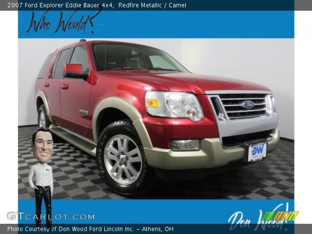 2007 Ford Explorer Eddie Bauer 4x4 in Redfire Metallic