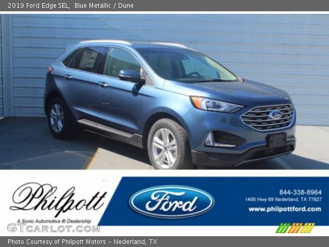 2019 Ford Edge SEL in Blue Metallic