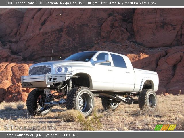 2008 Dodge Ram 2500 Laramie Mega Cab 4x4 in Bright Silver Metallic