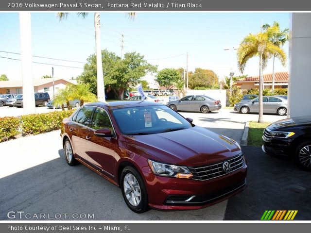 2016 Volkswagen Passat S Sedan in Fortana Red Metallic