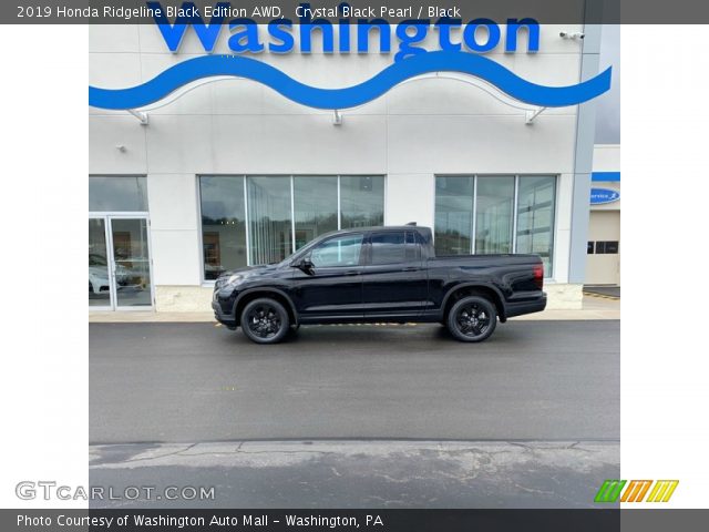 2019 Honda Ridgeline Black Edition AWD in Crystal Black Pearl