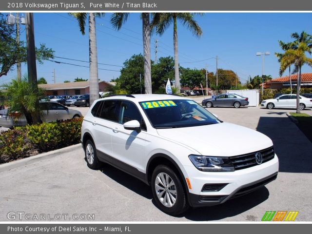 2018 Volkswagen Tiguan S in Pure White