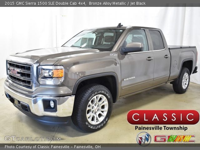 2015 GMC Sierra 1500 SLE Double Cab 4x4 in Bronze Alloy Metallic