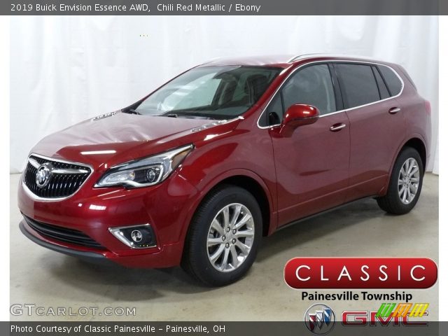 2019 Buick Envision Essence AWD in Chili Red Metallic