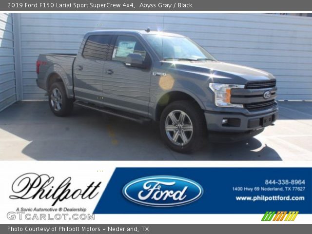 2019 Ford F150 Lariat Sport SuperCrew 4x4 in Abyss Gray