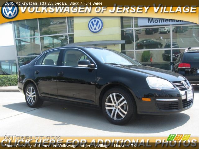 2005 Volkswagen Jetta 2.5 Sedan in Black