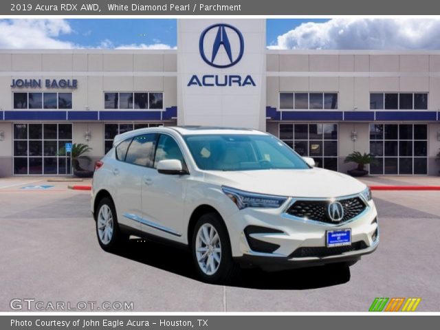2019 Acura RDX AWD in White Diamond Pearl