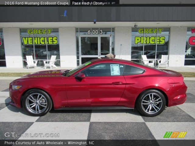2016 Ford Mustang EcoBoost Coupe in Race Red