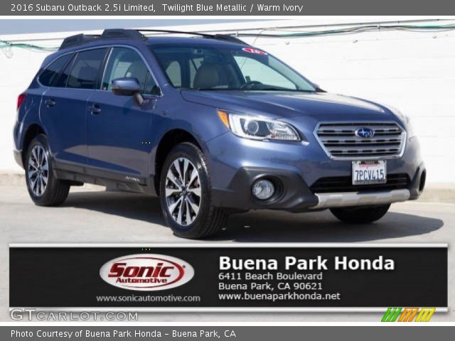 2016 Subaru Outback 2.5i Limited in Twilight Blue Metallic