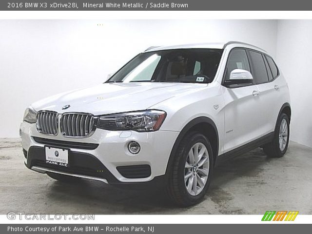 2016 BMW X3 xDrive28i in Mineral White Metallic