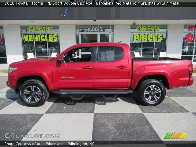 2018 Toyota Tacoma TRD Sport Double Cab 4x4 in Barcelona Red Metallic