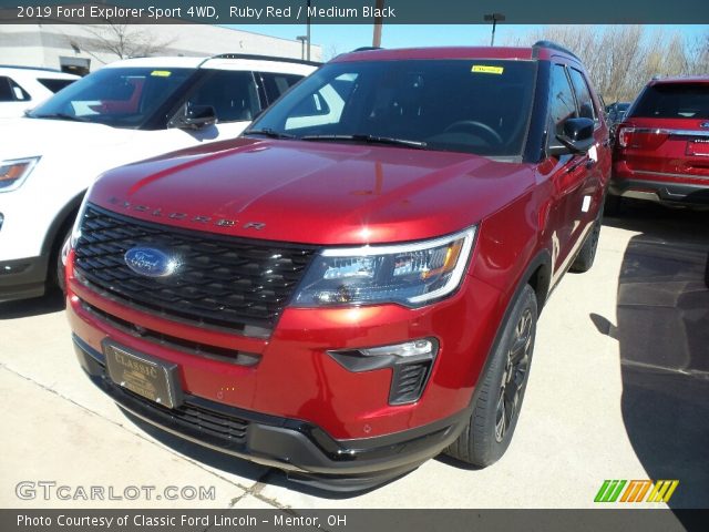 2019 Ford Explorer Sport 4WD in Ruby Red