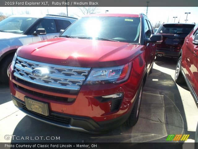 2019 Ford Explorer XLT in Ruby Red