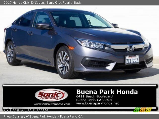 2017 Honda Civic EX Sedan in Sonic Gray Pearl