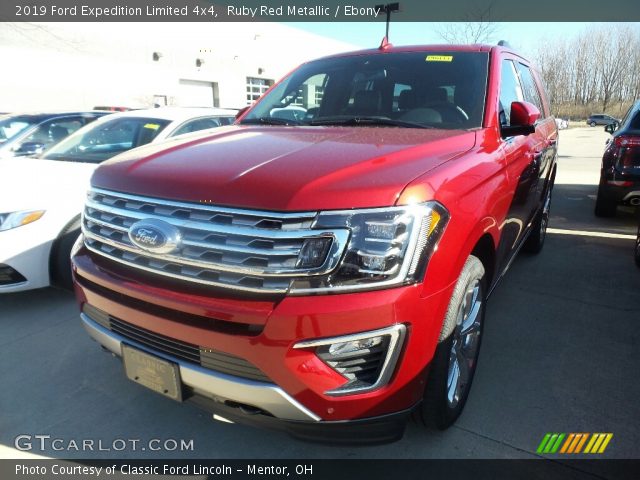 2019 Ford Expedition Limited 4x4 in Ruby Red Metallic