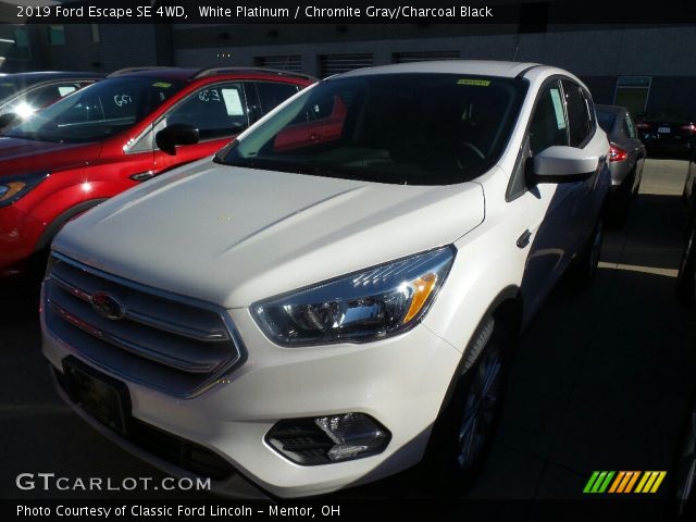 2019 Ford Escape SE 4WD in White Platinum