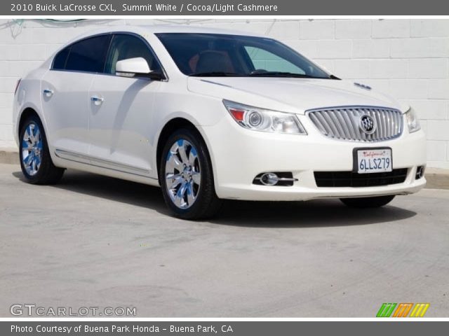 2010 Buick LaCrosse CXL in Summit White