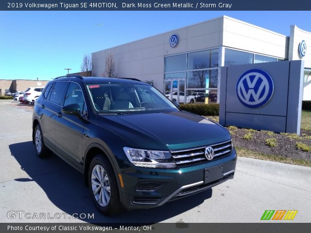 2019 Volkswagen Tiguan SE 4MOTION in Dark Moss Green Metallic
